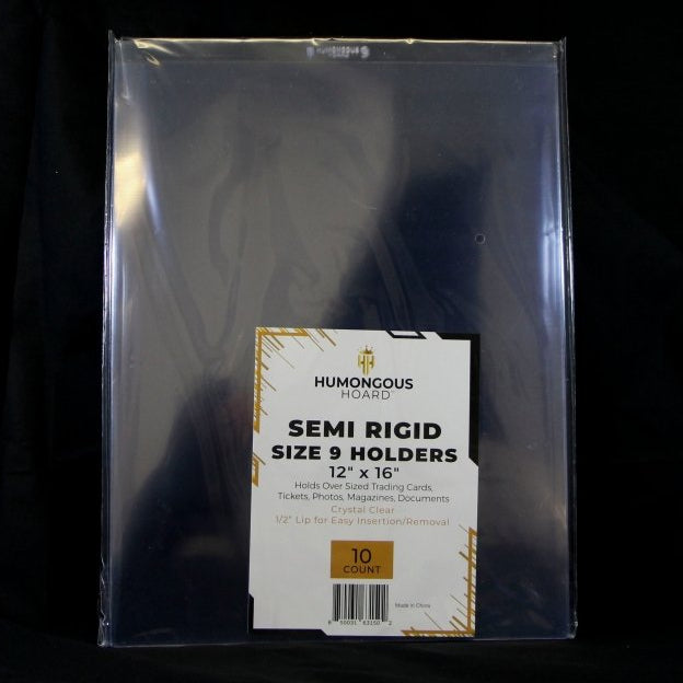 Semi Rigid Size 9 Document/Photo Holders Pack (10 Holders) - Humongous Hoard