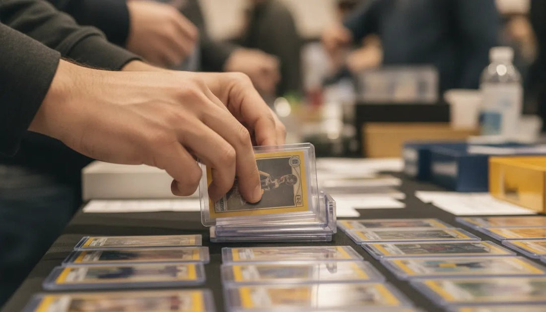 How to Protect Cards at a Card Show: A Safe Setup - Humongous Hoard