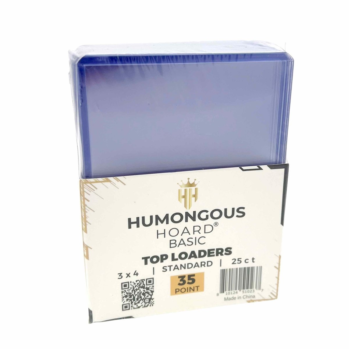 Basic Top Loader Card Holders 35 Point (Most Popular) Pack - Humongous Hoard