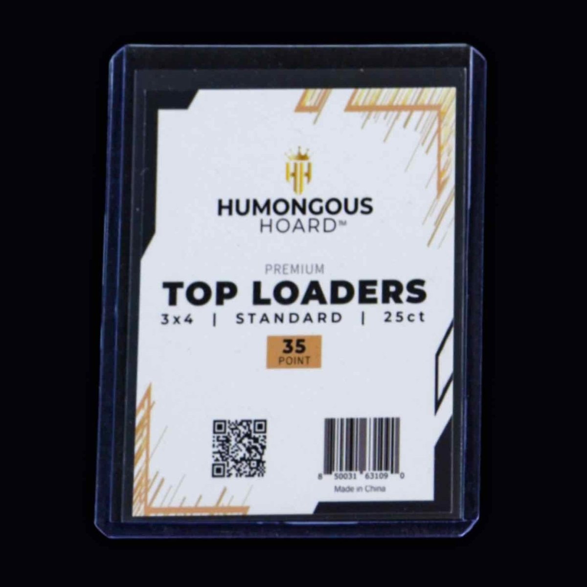 Basic Top Loader Card Holders 35 Point (Most Popular) Pack - Humongous Hoard