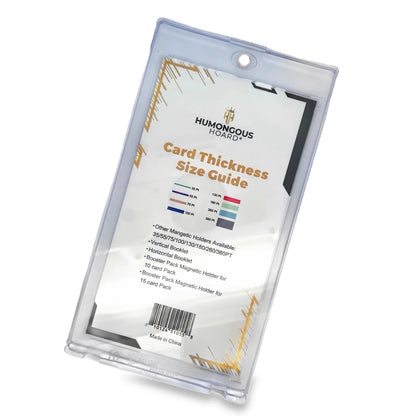 Booster Pack Magnetic Holders - Cases 10 - Card Pack - 100 Holders - Humongous Hoard