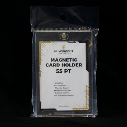 Magnetic Holders For Trading Cards (35pt - 360pt) 55 Point Single - Humongous Hoard