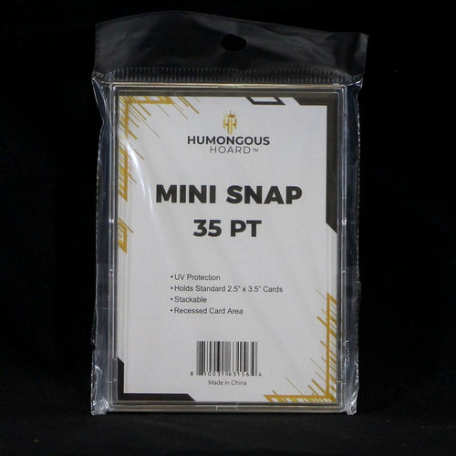 Mini Snap Card Holders (35pt) - Cases Single - Humongous Hoard