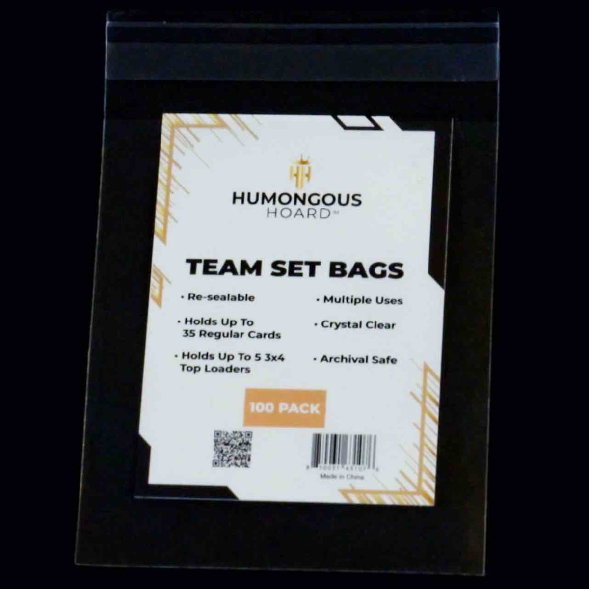 Resealable Bags Team Set Bags Pack - Humongous Hoard