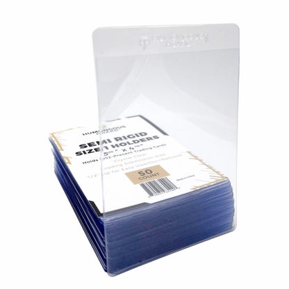 Semi Rigid Card Holders 1 Pack - Humongous Hoard