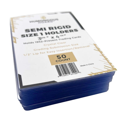 Semi Rigid Card Holders 1 Pack - Humongous Hoard