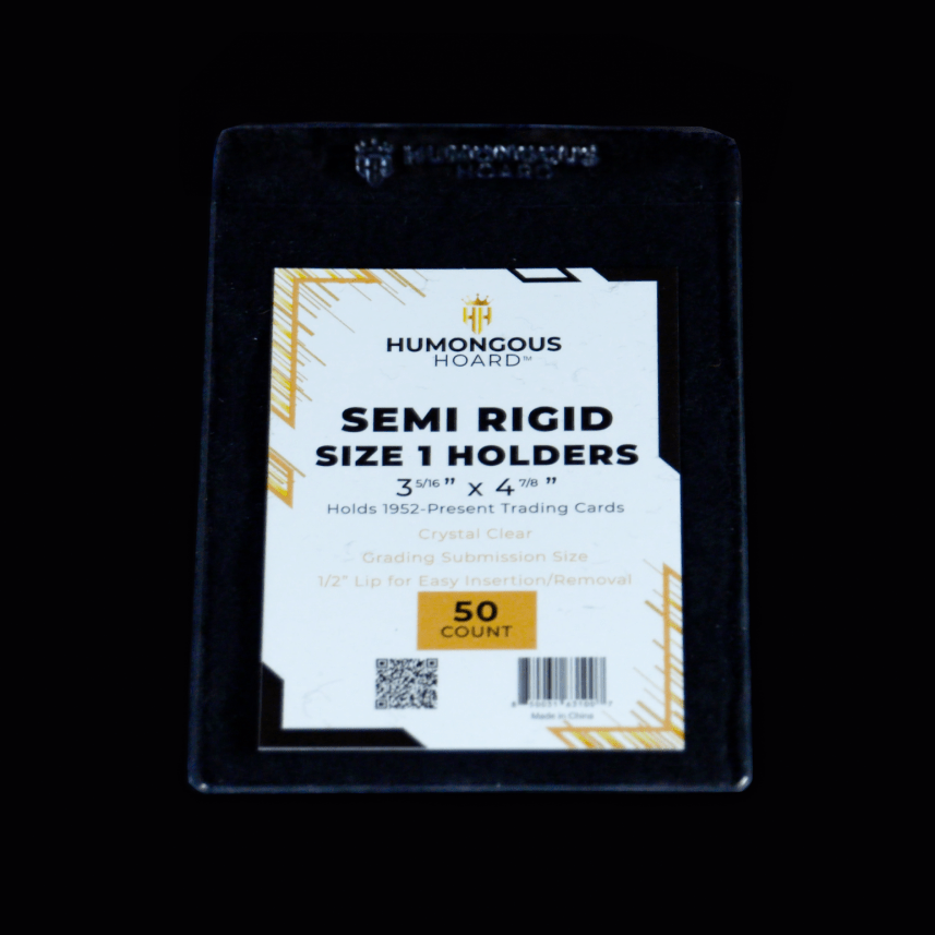 Semi Rigid Card Holders 1 Pack - Humongous Hoard