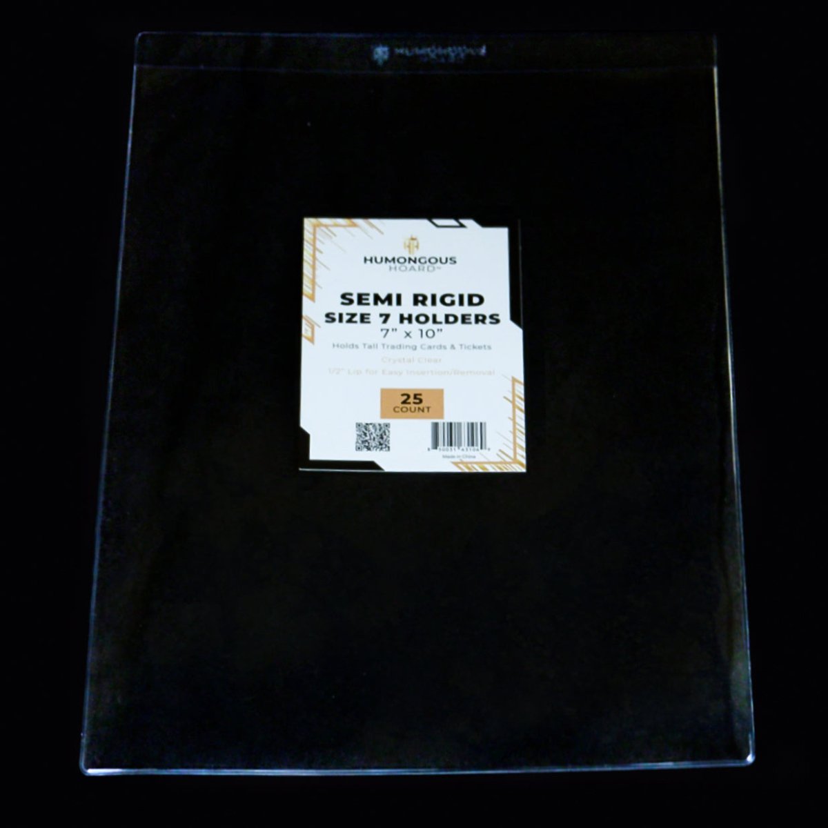 Semi Rigid Card Holders (Size 1 - 9) 7 Pack - Humongous Hoard