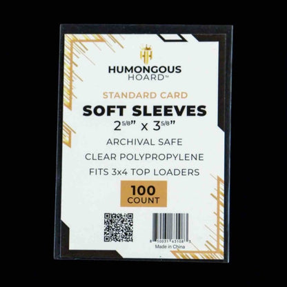 Soft Sleeves For Trading Cards Standard Pack - Humongous Hoard