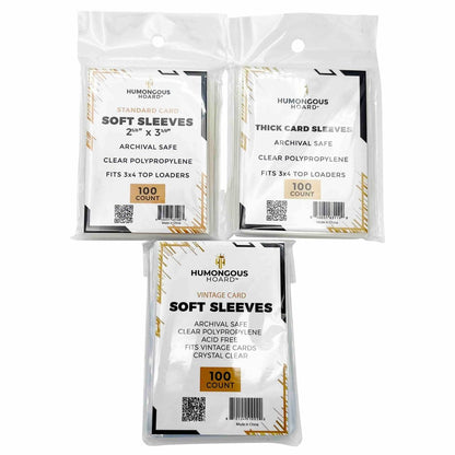 Soft Sleeves for Trading Cards - Standard Pack of 100 Standard / Case (10000 sleeves) Soft Sleeves for Trading Cards - Standard Pack of 100 Standard / Case (10000 sleeves)