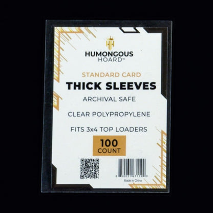 Soft Sleeves For Trading Cards Thick Pack - Humongous Hoard