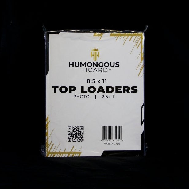 8.5 x 11 Photo/Document Top Loader Pack (25 Holders) - Humongous Hoard
