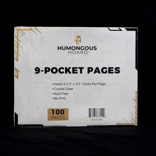 9 Pocket Pages Box (100 pages) - Humongous Hoard