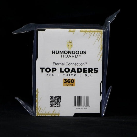Eternal Connection Top Loaders 360 Point Thickness Pack (5 Holders) - Humongous Hoard