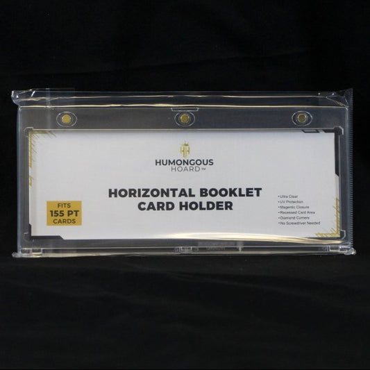 Horizontal Booklet Card Holder Single - Humongous Hoard