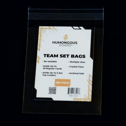 Resealable Team Set Bags Pack (100 Bags) - Humongous Hoard