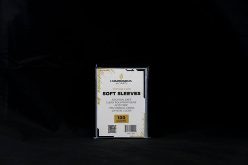 Vintage Soft Sleeves Pack (100 Sleeves) - Humongous Hoard